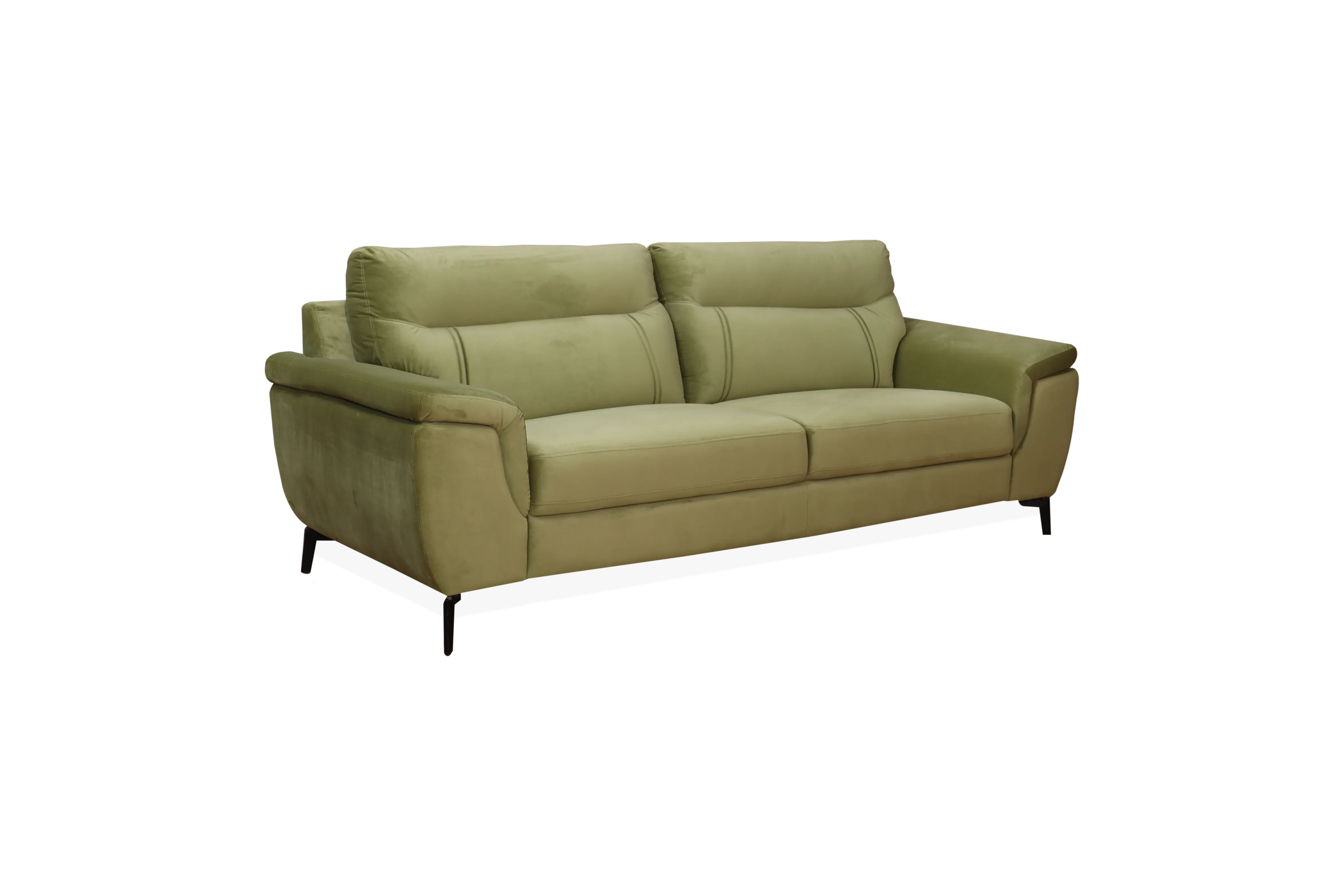 Lithgow olive fabric sofa set Woodpecker Furniture