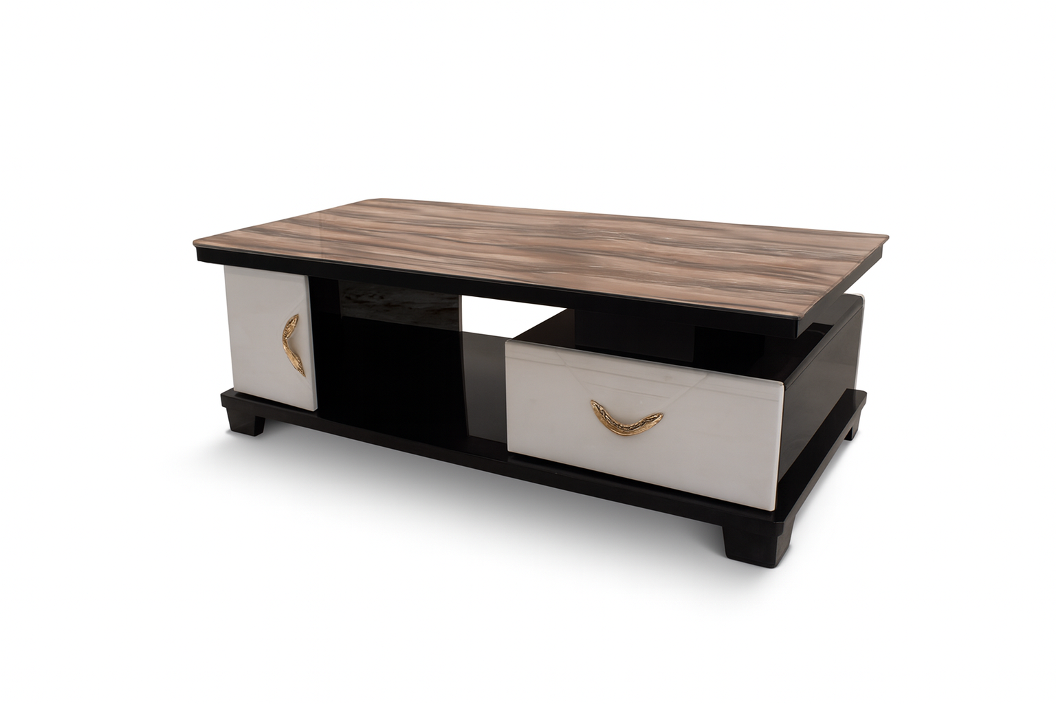 Rengoku Center Table – Modern Storage Coffee Table with Wooden‑Finish ...