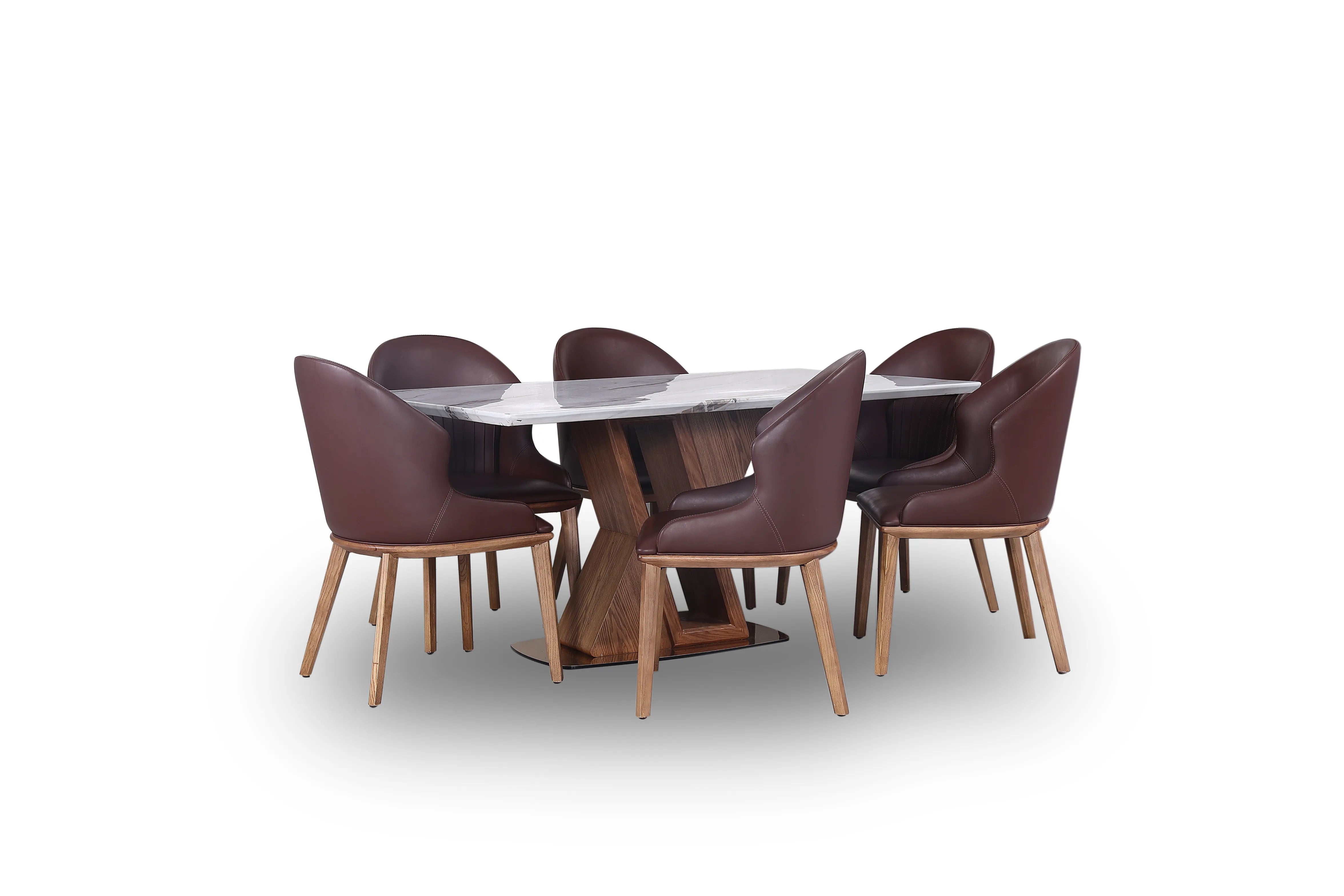 Muria 1+6 Dining set Woodpecker Furniture