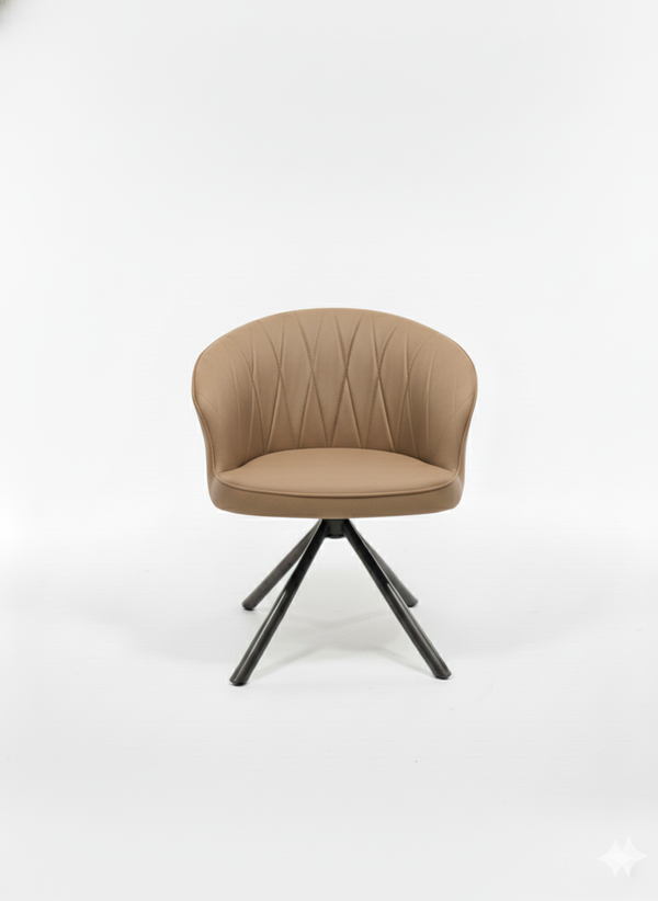 Evan Revolving Chair - Brown