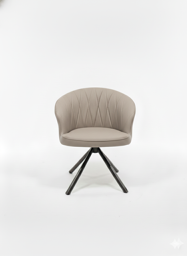 Evan Revolving Chair - Grey