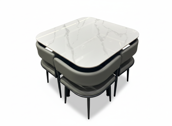 Adam Square Dining Set 1+4