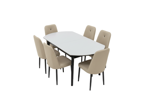 LASSEN DINING SET 1+6