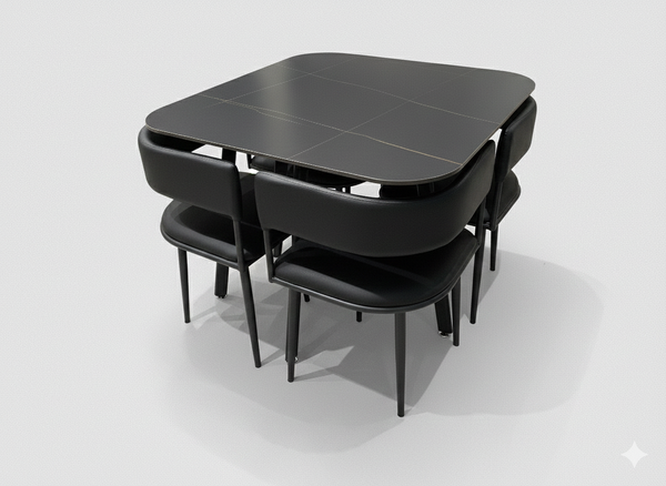 Akihiro Square Dining Set 1+4