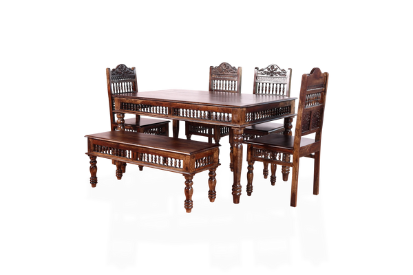 Gilly  1+4 + bench Dining Set