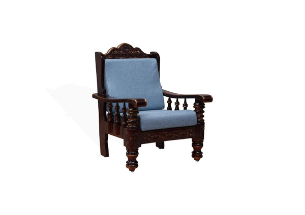 Podi wooden 1 seater sofa