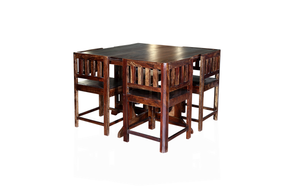 Square 1+4 Dining set